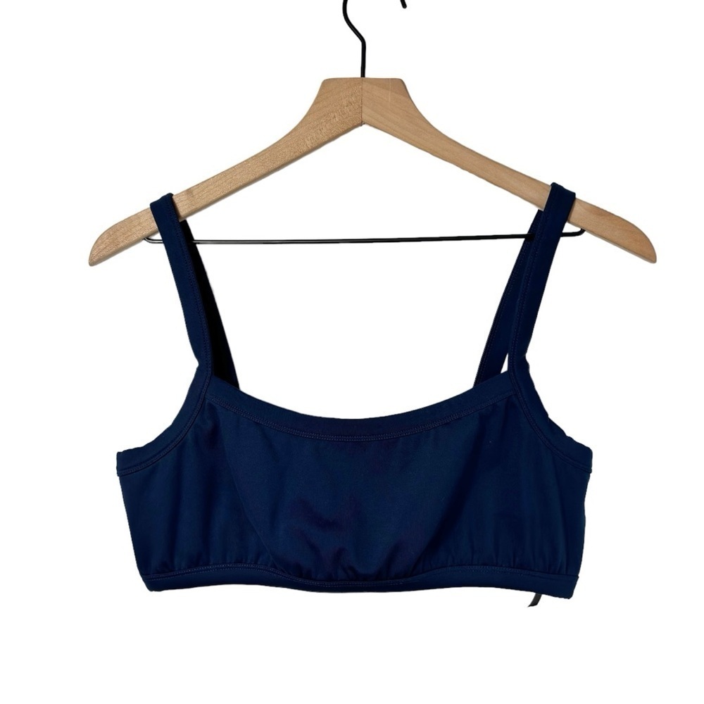 FREE PEOPLE MOVEMENT BLUE ADJUSTABLE STRAP BRA WOMEN SIZE LARGE